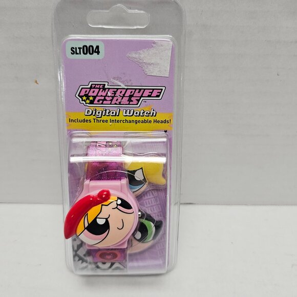 New in Package Digital The Powerpuff Girls Digital Watch 3 Interchangeable faces - Picture 1 of 16